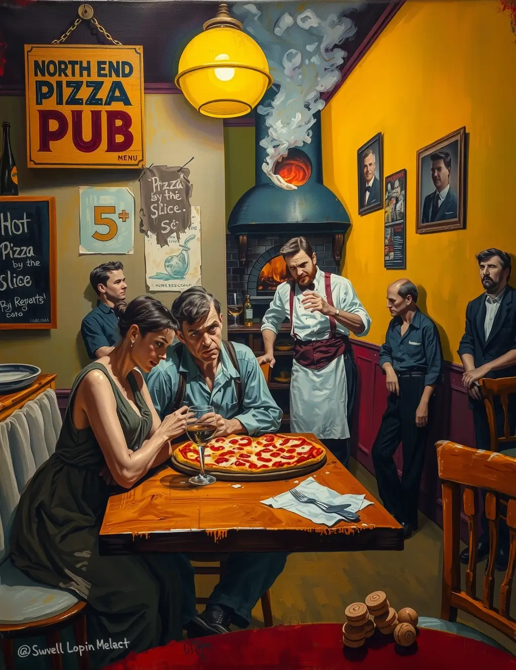 Office Meeting or Party Pizza