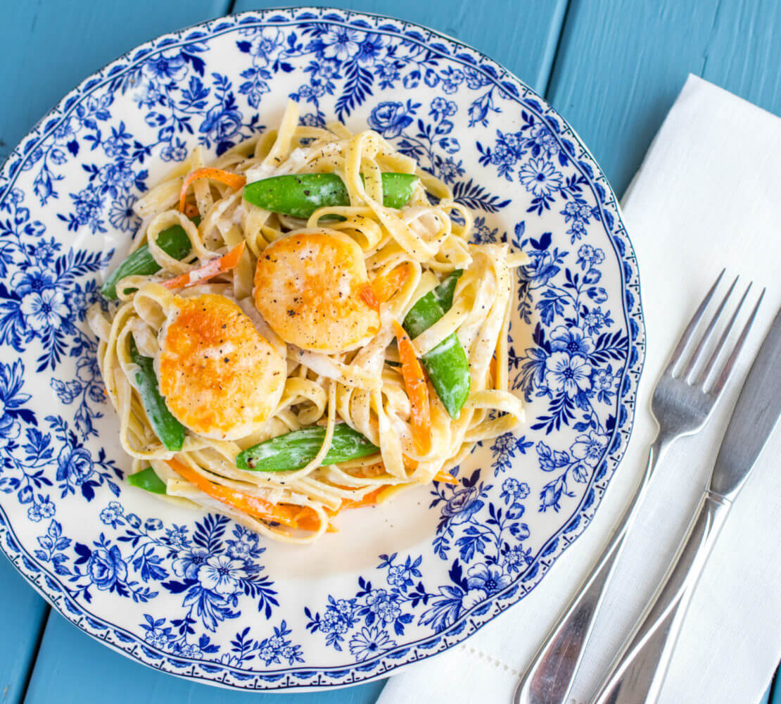 Sea Scallops with Ginger Sauce
